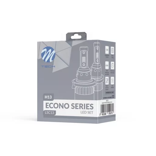 M-Tech H13 LED, 80W 9-32V 6000K, PÁR