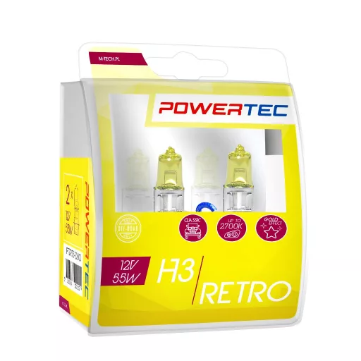 M-Tech Retro, H3 Izzó, 12V 55W, Párban