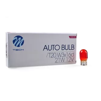 M-TECH IZZÓ 12V 21W SÁRGA WX3X16D T20 DB