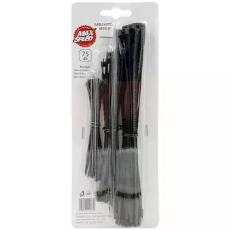 MAXSPEED KÁBELKÖTÖZŐ SZETT 75 DB-OS