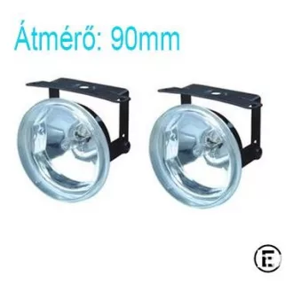   Ködlámpa beépíthető Kerek 90mm ködlámpa "E" jeles