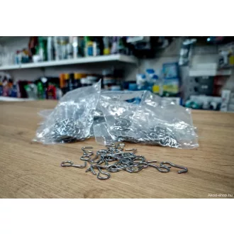 Autó üléshuzat kampó készlet 25db. Fém