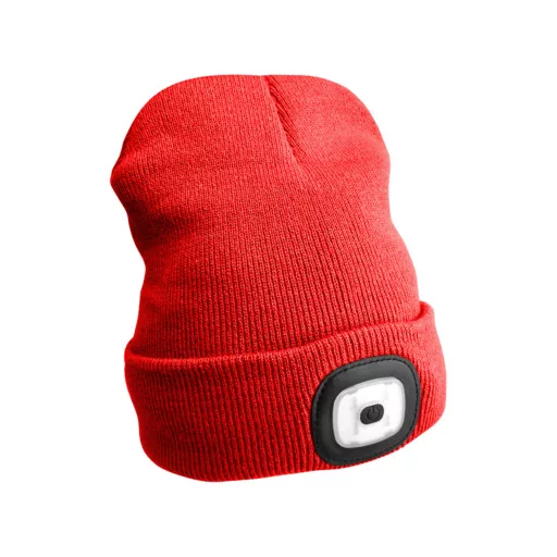 Sapka fejlámpával beépítve , USB, több színben rendelhető