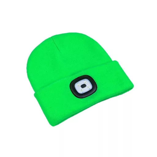 Sapka fejlámpával beépítve , USB, több színben rendelhető