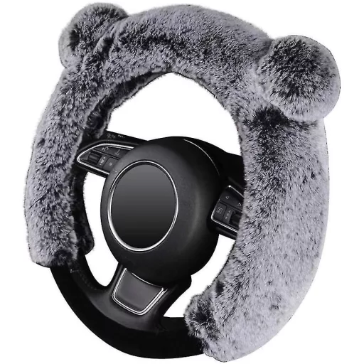 Kormányvédő KOALA puha műszőr 37-39cm