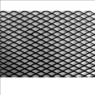 Hűtőrács alu 100x33 grill háló, díszrács Fekete