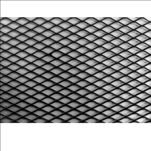 Hűtőrács alu 100x33 grill háló, díszrács Fekete