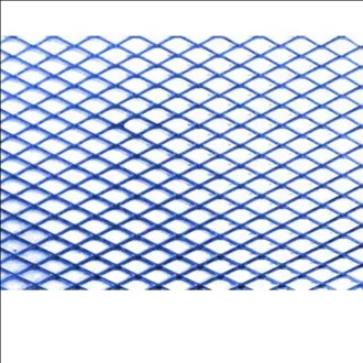 Hűtőrács alu 120x20 grill háló, díszrács Kék