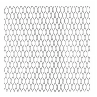 Hűtőrács Tuning 100 × 33 (Ezüst) (Nagy lyukú)