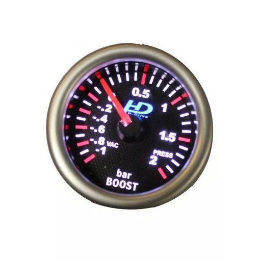 Turbónyomás mérőóra fehér számlapos LED7707BK