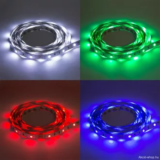 LED szalag szett 5m +távkapcsoló