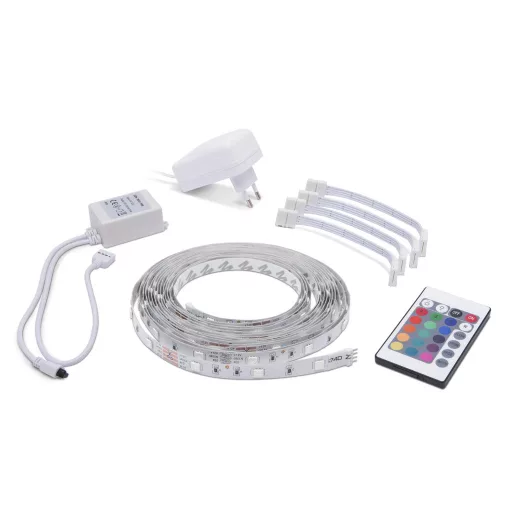 LED szalag szett 5m +távkapcsoló