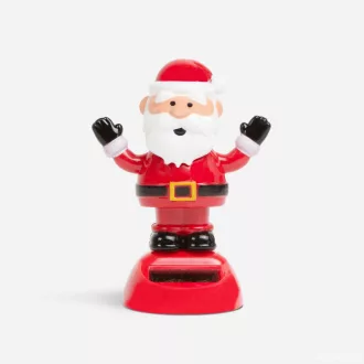 Napelemes mozgó figura autóba télapó ( Mikulás )