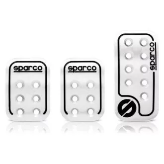Sparco sport pedál készlet, alumínium, ezüst