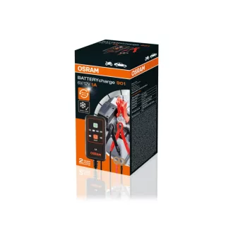 Automata akkumulátor töltő 6V/12V/1A Start/Stop Osram 901
