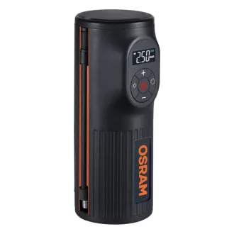   Osram, kis méretű akkumulátoros kompresszor OTIR2000 hordozható tartóval