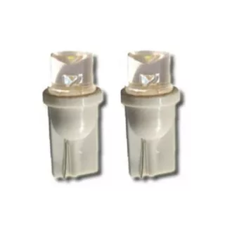 T10 fehér helyzetjelző LED izzó párban