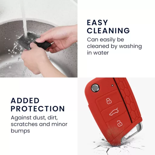 Autókulcs tok VW gumi W14475R