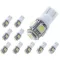 IZZÓ T10 LED W5W 5SMD 5050 FEHÉR 10db.