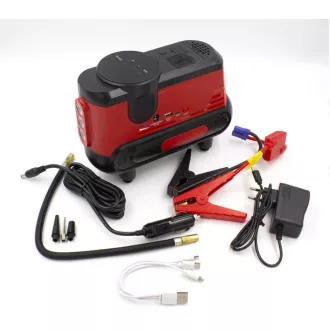   Indítássegítő Akkumulátor, Kompresszorral, 89800MAH - 12V