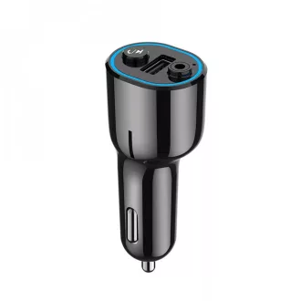   12-24 V-os MP3 lejátszó és telefonkihangosító transmitter, AUX, USB kimenettel