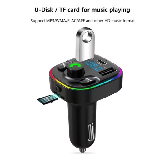 G47 FM TRANSMITTER DUPLA USB USB-C 12-24V