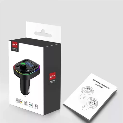 G47 FM TRANSMITTER DUPLA USB USB-C 12-24V