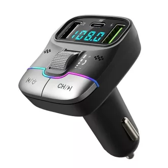 GZ01 FM TRANSMITTER DUPLA USB USB-C 12-24V