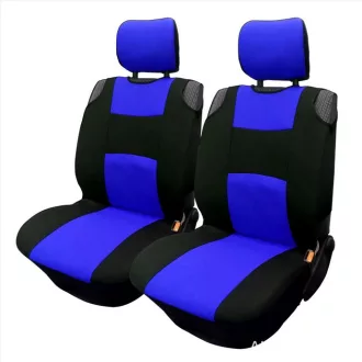   Üléshuzat univerzális betétes kárpit fekete-kék első ülésekre
