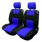 Üléshuzat univerzális betétes kárpit fekete-kék első ülésekre