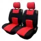 Üléshuzat univerzális betétes kárpit fekete-piros első ülésekre