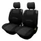Üléshuzat univerzális betétes kárpit fekete-fekete első ülésekre