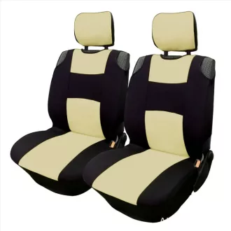   Üléshuzat univerzális betétes kárpit bézs-fekete első ülésekre