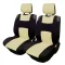 Üléshuzat univerzális betétes kárpit bézs-fekete első ülésekre