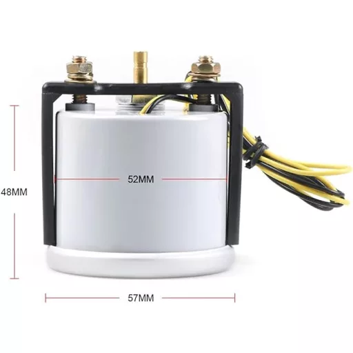 84030 2BAR Turbónyomás mérőóra fekete számlapos