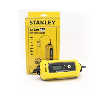 Akkumulátortöltő smart 4A, 6/12V, IP65, STANLEY
