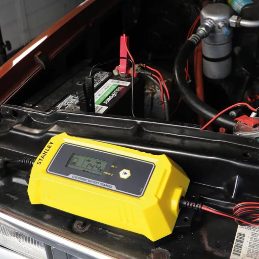 Akkumulátortöltő smart 8A, 12V, IP65, STANLEY