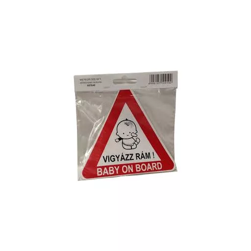 Baby on Board VIGYÁZZ RÁM !