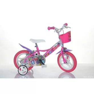   MTB 12" GIRL 1 Speed gyerek kis lány kerékpár 77338 pillangó