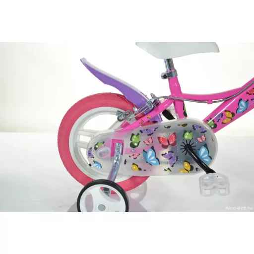 MTB 12" GIRL 1 Speed gyerek kis lány kerékpár 77338 pillangó
