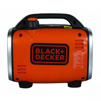   Inverter generátor, benzines, 900W, 230V, hangszigetelt ház, BLACK+DECKER