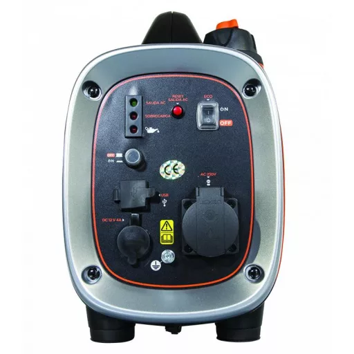 Inverter generátor, benzines, 900W, 230V, hangszigetelt ház, BLACK+DECKER