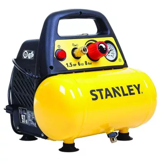 Olajmentes légkompresszor 6l tartállyal 230V, STANLEY