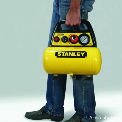 Olajmentes légkompresszor 6l tartállyal 230V, STANLEY