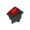 DC 12V/24V elektromos kapcsoló, piros