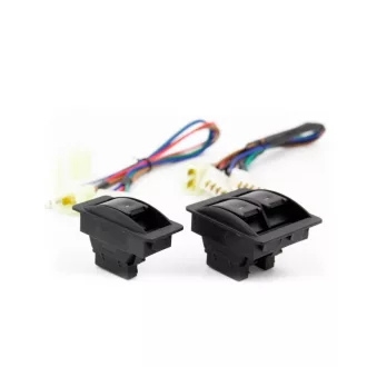   Micca GT2WH elektromos ablakemelő kapcsolókészlet 2 ablakhoz kábellel