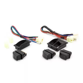   Micca GT2WH elektromos ablakemelő kapcsolókészlet 2 ablakhoz kábellel