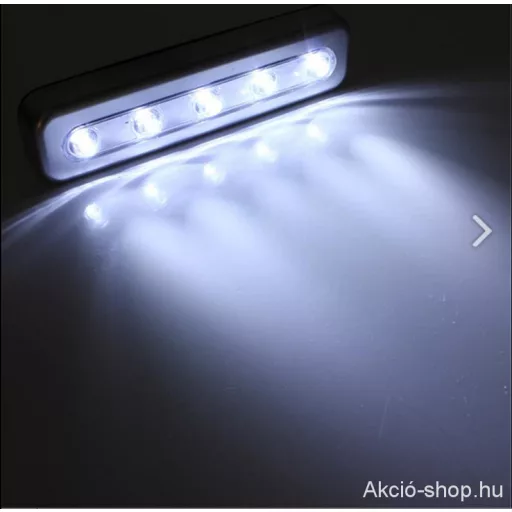 Univerzális, érintőkapcsolós 5 LED-es lámpa, elemes ( Belsővilágítás)