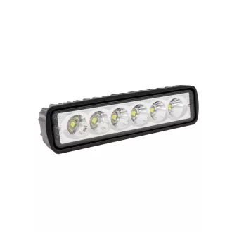 Munkalámpa 10-30V 18W, IP67, Szúró Téglalap