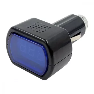 Akkuteszter, Digitális, Szivargyujtós, 12-24V